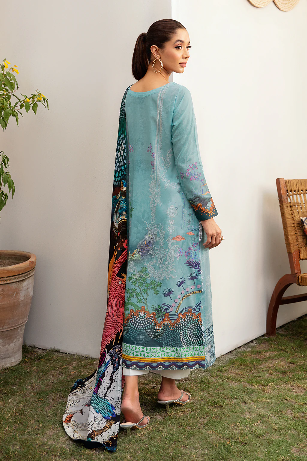 Ramsha Mashaal Collection Lawn L-1203