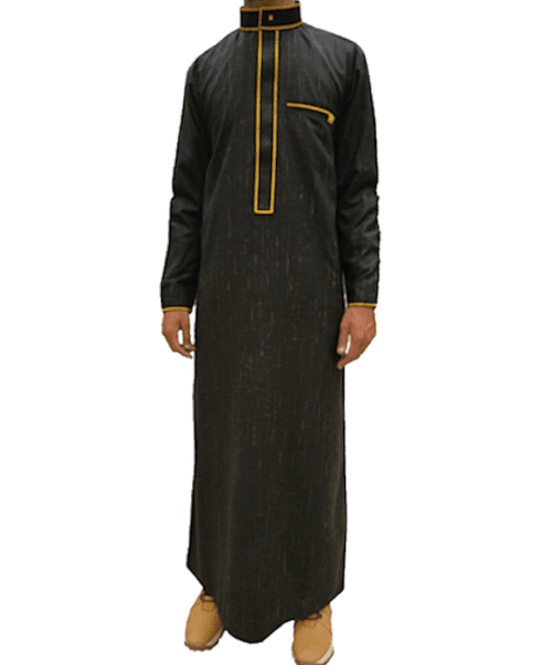 Men's Black Thobe