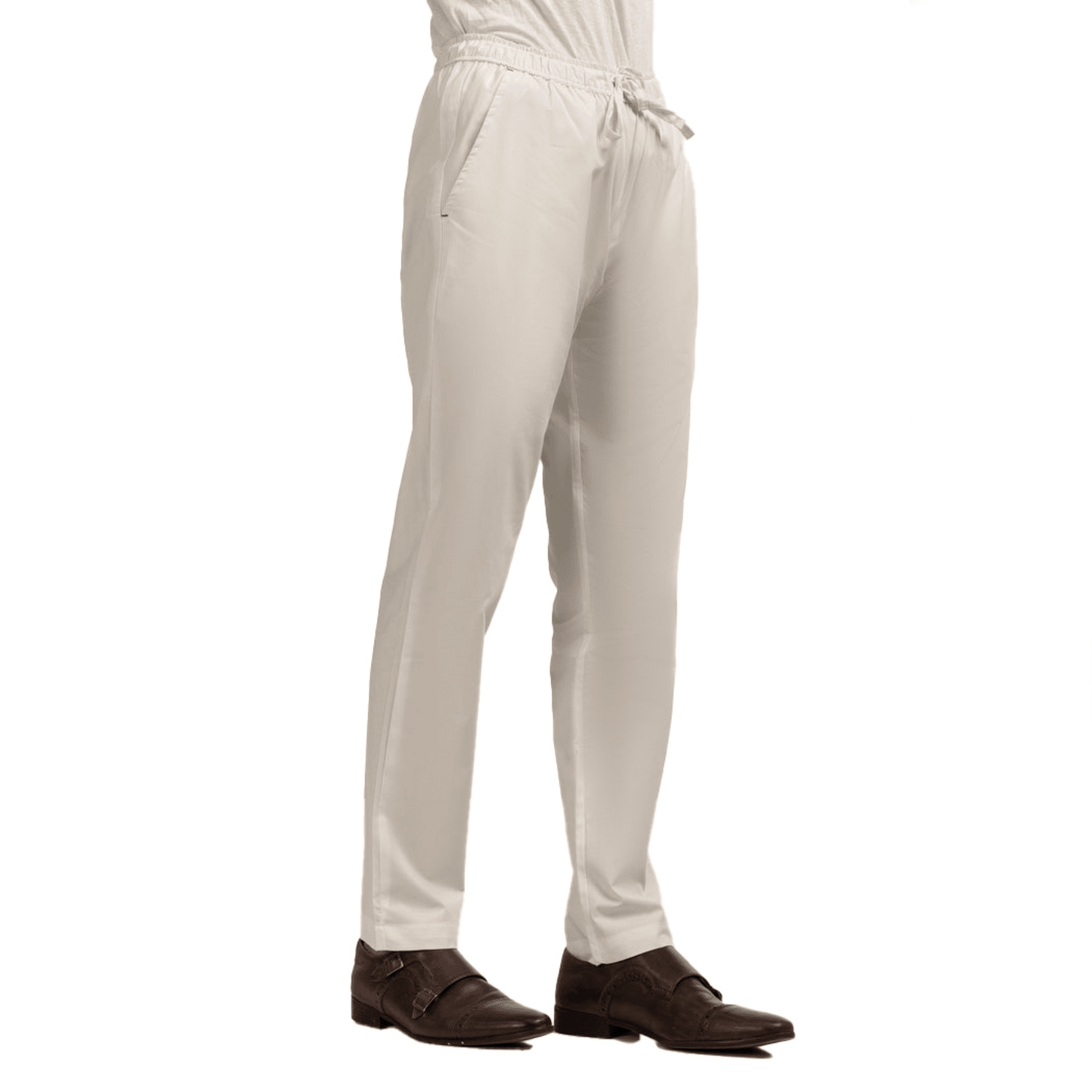 Lamsa Mens Pajama Shalwar Off White