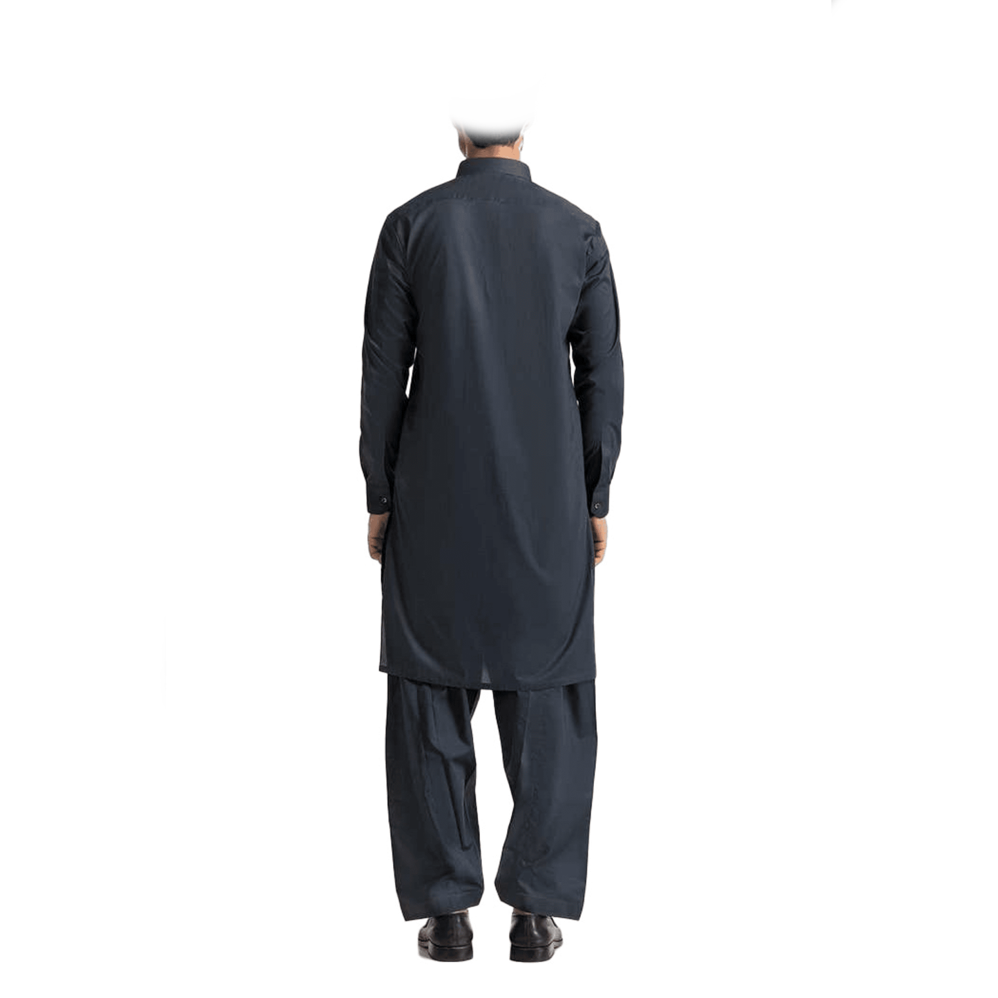 Lamsa Black Collar Shalwar Kameez Pajama Kurta