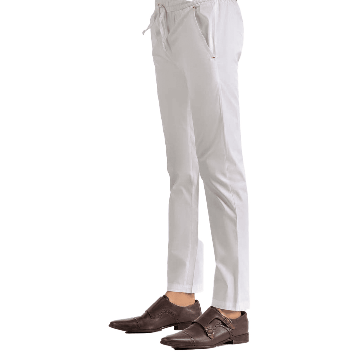 White Basic Pajama PJ-BLD23-001