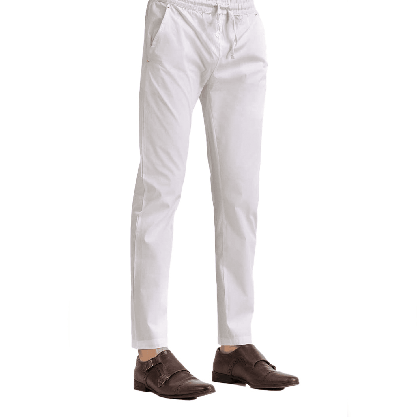 White Basic Pajama PJ-BLD23-001