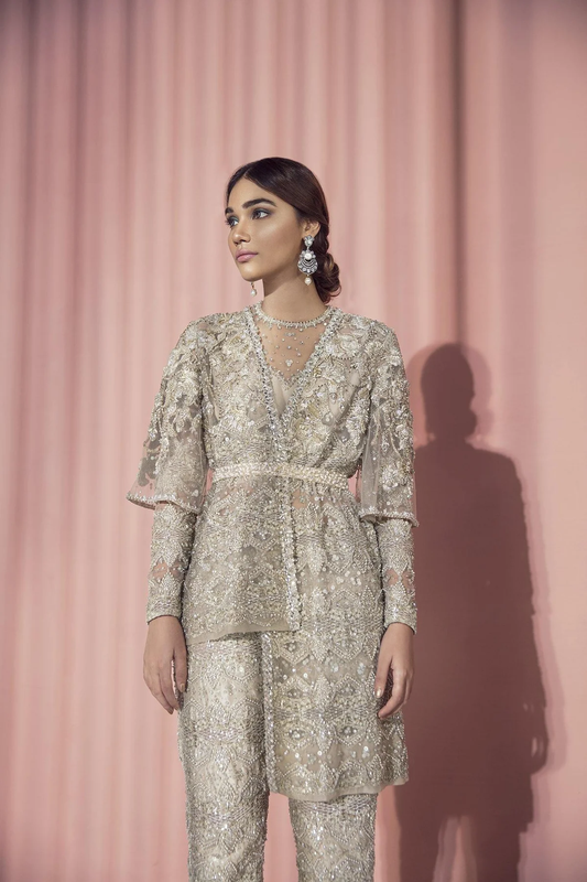 Suffuse Luxe Amour Dete Taupe Jacket