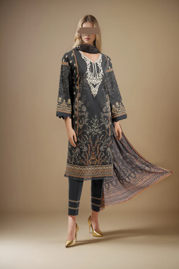 SAYA Lawn 3-Piece Unstitched Embroirdered Collection SKU: 40690