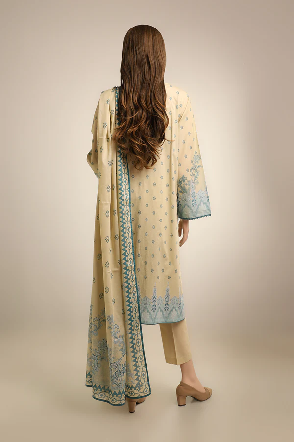 SAYA Lawn 3-Piece Unstitched Embroirdered Collection SKU: 46143