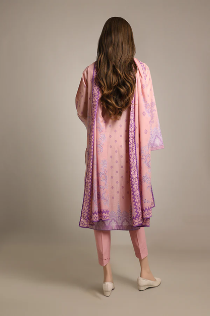 SAYA Lawn 3-Piece Unstitched Embroirdered Collection SKU: 49870