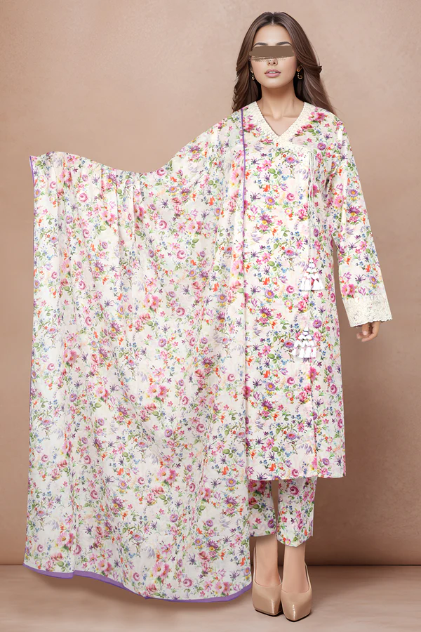 SAYA Lawn 3-Piece Unstitched Embroirdered Collection SKU: 52647
