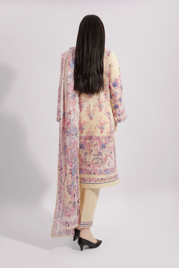 SAYA Lawn 3-Piece Unstitched Embroirdered Collection SKU: 46126
