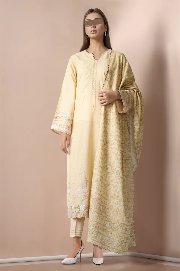 SAYA Lawn 3-Piece Unstitched Embroirdered Collection SKU: 52416