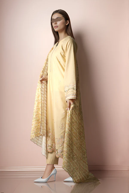 SAYA Lawn 3-Piece Unstitched Embroirdered Collection SKU: 52416