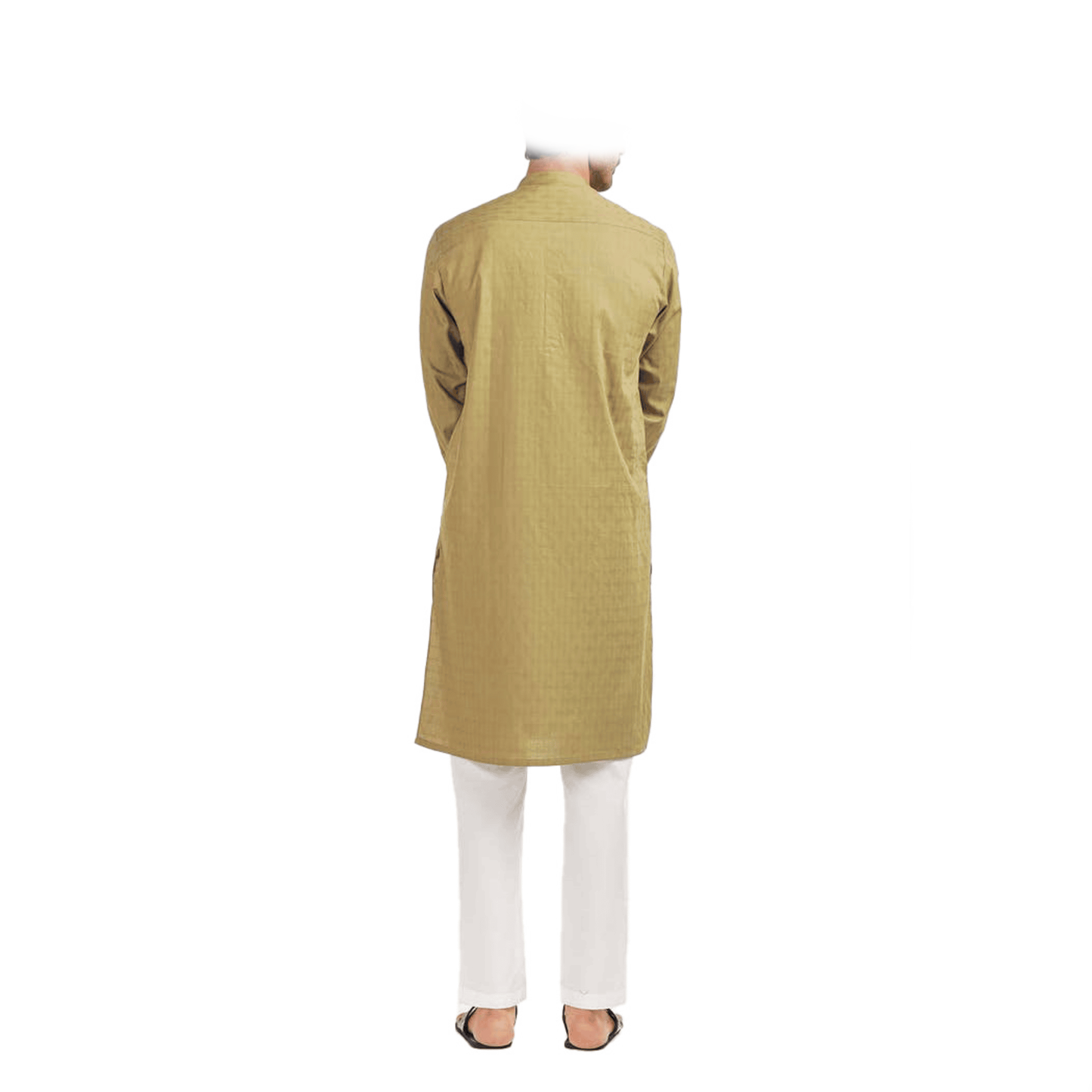 Lamsa Men's Gold Kurta Kameez