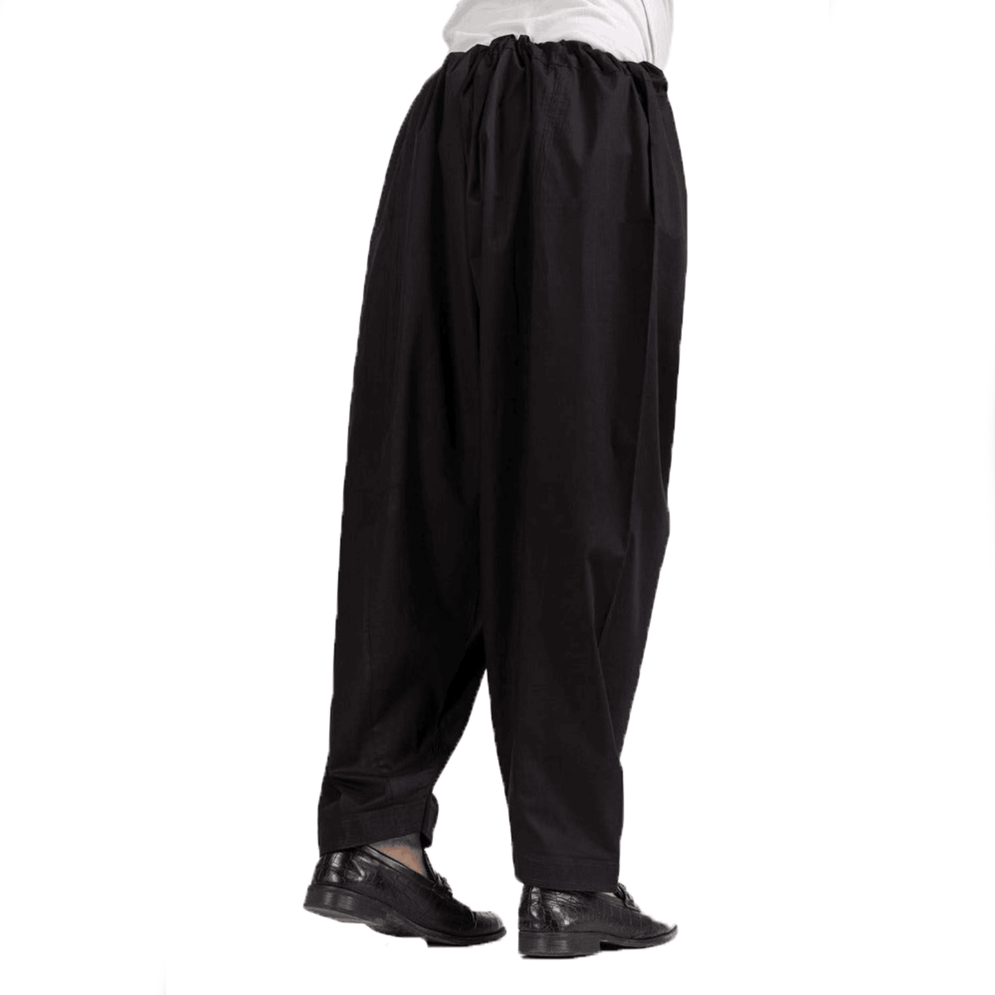Lamsa Men's Black Shalwar Pyjama Bottoms