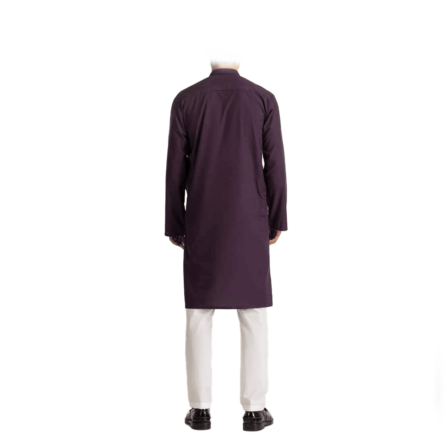 Lamsa Men's Maroon Kurta Kameez